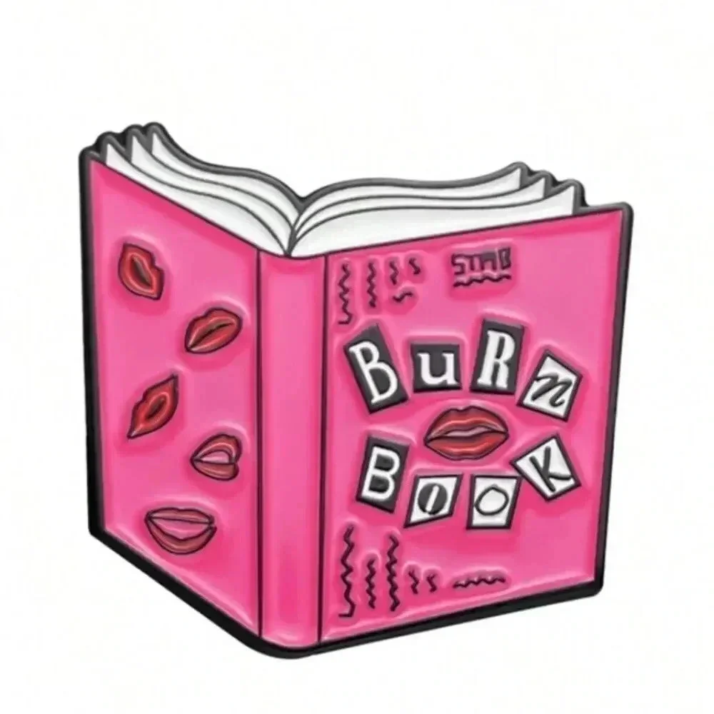 Mean girls burn book enamel pin